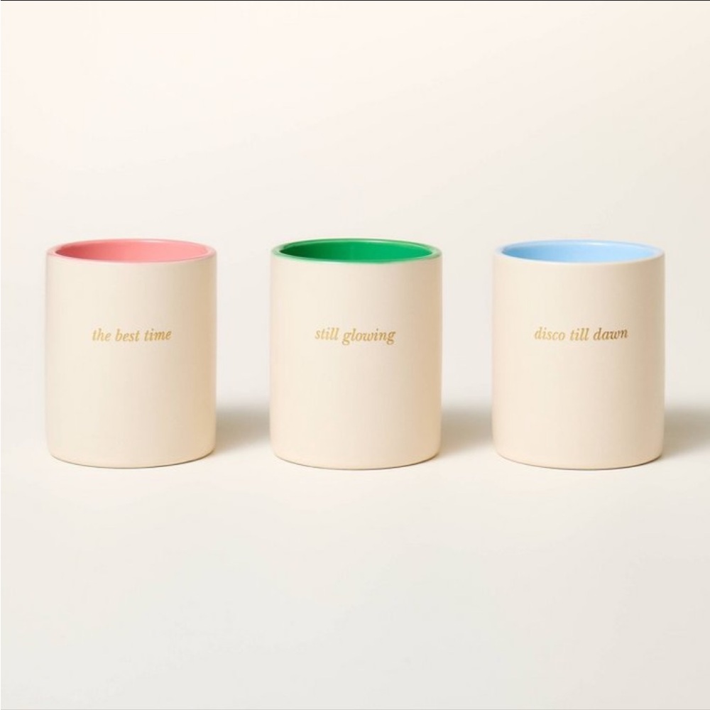 Kate Spade Scented Candle Trio